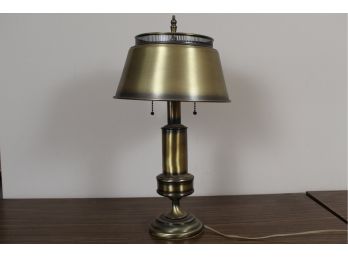 Vintage Brass  Tole Table Lamp