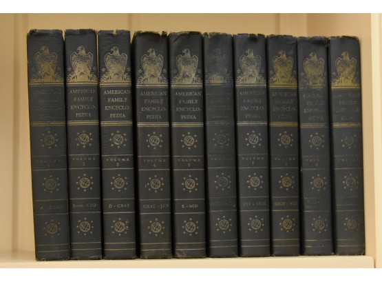 American Family Encyclopedia 10 Volume Set
