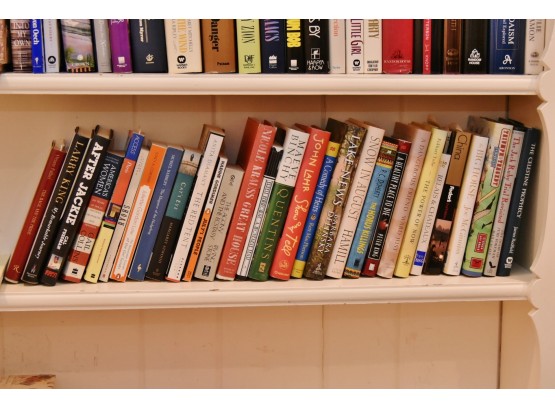 Assortment Of Books Different Genres - Shelf #1 (Bottom)