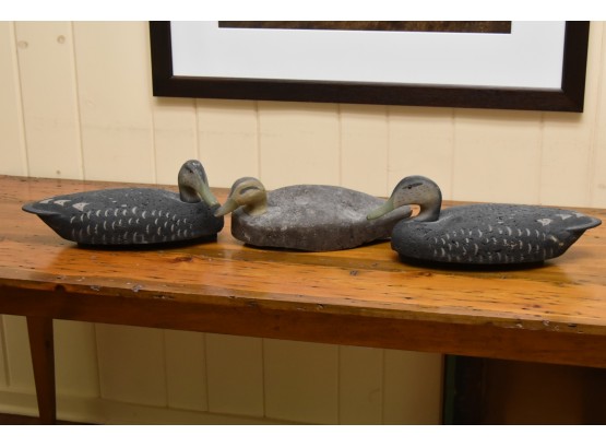 Antique Large Cork Duck Decoys