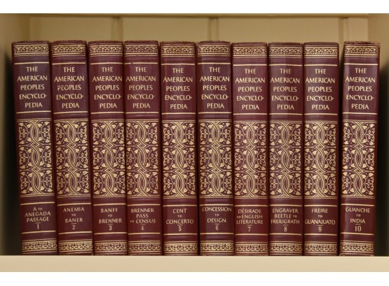 American Peoples Encyclopedia 20 Volume Set