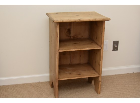 Natural Pine Side Table 19 X 15 X 29