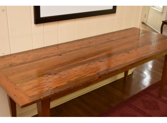Outstanding Reclaimed Hickory Farmhouse Table 83.5 X 31.5 X 33