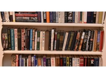Assortment Of Books Different Genres Shelf #3