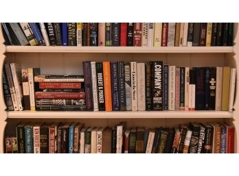 Assortment Of Books Different Genres Shelf #4