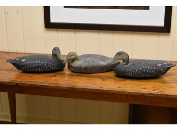 Antique Large Cork Duck Decoys