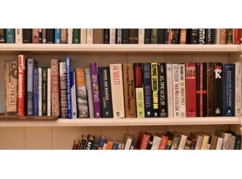 Assortment Of Books Different Genres Shelf #2
