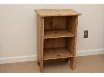 Natural Pine Side Table 19 X 15 X 29