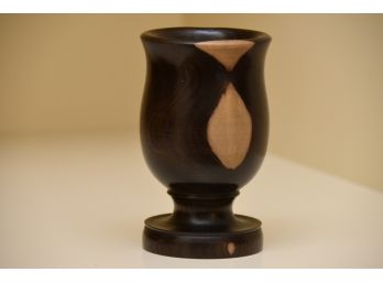 Carved Hardwood Chalice Cup