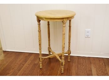 Vintage Painted Side Table 18 X 26