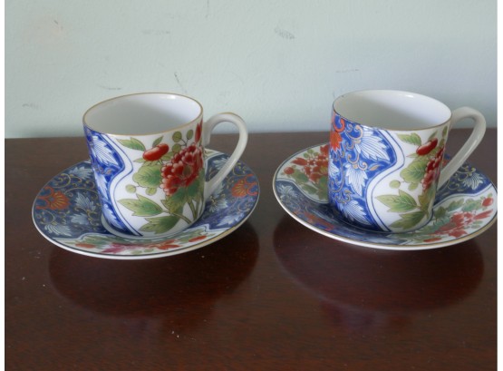 Pair Of Alyssa Tea Cups And Plates