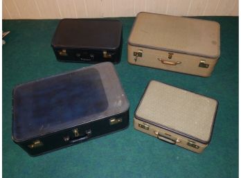 Vintage Lot Of Luggages