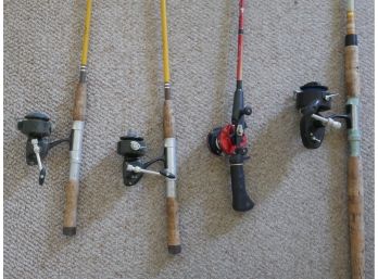 Lot Of Fishing Rods And Reels