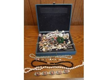 Unsearched Vintage Avon Box Fill With Jewelry