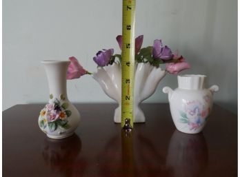 Lot Of Small Pretty Vases