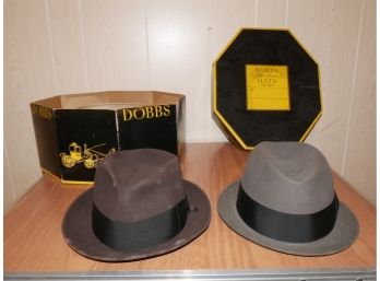 Vintage Dobbs Fifth Ave Fedora Hats