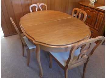 Elegant Dining Room Table And Chairs Set