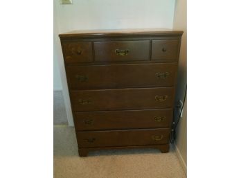 Vintage Solid Wood Chest Of Drawers For Restoration