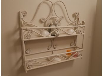 Bathroom Rack With Accessories Lot