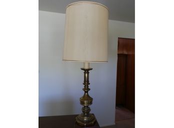 Antique Brass 25' Tall Table Lamp