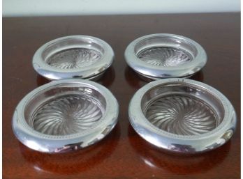 Collection Of Silver Rim Dishes