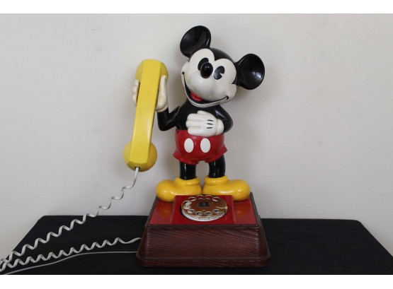 Vintage 1976 Mickey Mouse Rotary Phone