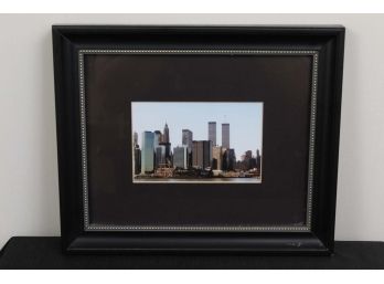 Framed World Trade Center Photo 12 X 10