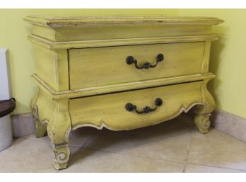 Fancher Furniture Yellow Side Table