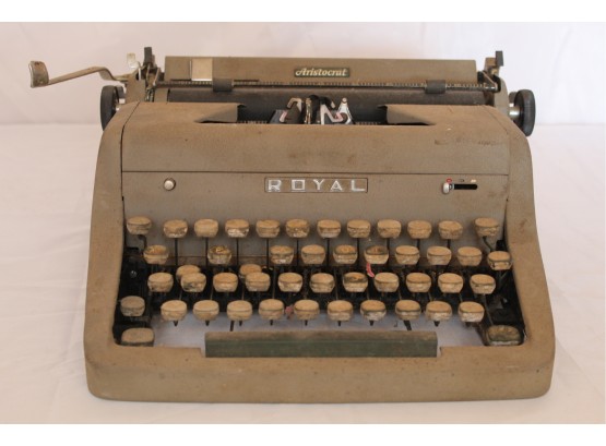 Vintage Royal Aristocrat Typewriter