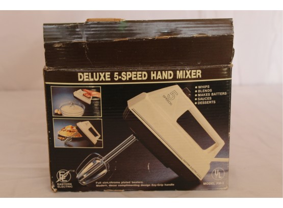 Deluxe 5-Speed Hand Mixer
