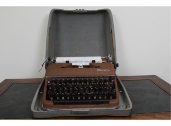 Olympia Typewriter & Case