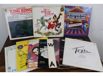 Record Lot 9 Including Classic Movie Songs