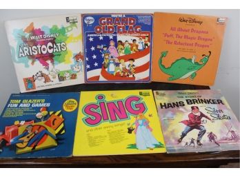 Record Lot 8 Including Children's Songs