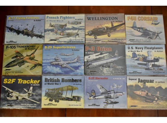 12 Vintage Squadron Signal Magazine Lot 155
