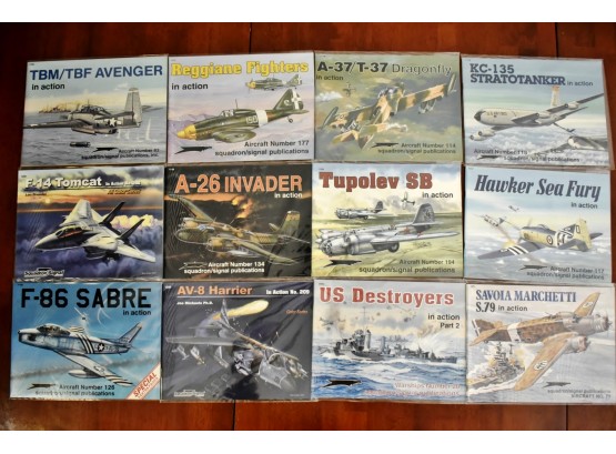 12 Vintage Squadron Signal Magazine Lot 147