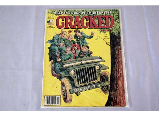 Vintage 'Cracked' Magazine Featuring Mash 4077 Edition  In Plastic Sleeve