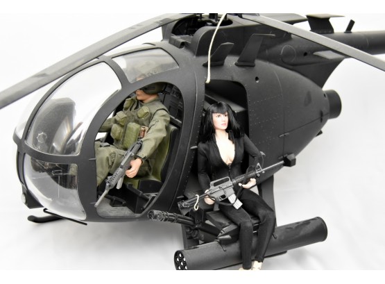 Ginormous Helicopter With Figurines