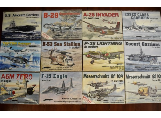 12 Vintage Squadron Signal Magazine Lot 141