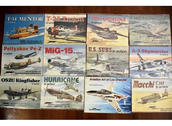 12 Vintage Squadron Signal Magazine Lot 154