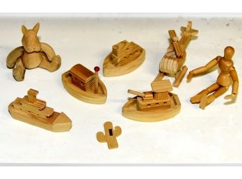 Wood Carving Figurines Lot 97