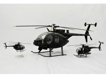 Trio Of Helicopter Models