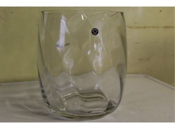 Lead Crystal Vase Crafted In Romania