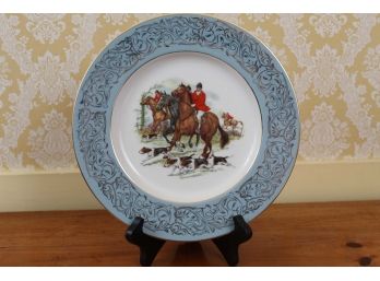 Horses & Hound Dogs Decorative Plate