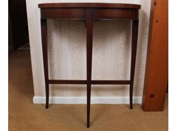Curved Entryway Table     28.5W X 12D X 32H