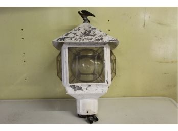 Lamp Post Head Made Of Ashtrays With Eagle Finnial