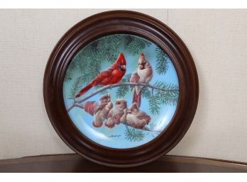 Knowles 'The Singing Lesson' By Joe Thornbrugh Cardinals Collectors Plate