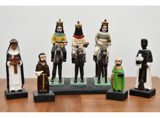 Religious Wooden Carving Figurines