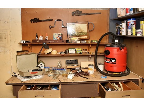 Tool Bench Lot Including All- Located In Basement