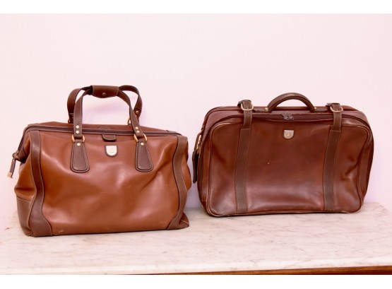 Mark Cross Vintage Leather Luggage Bags