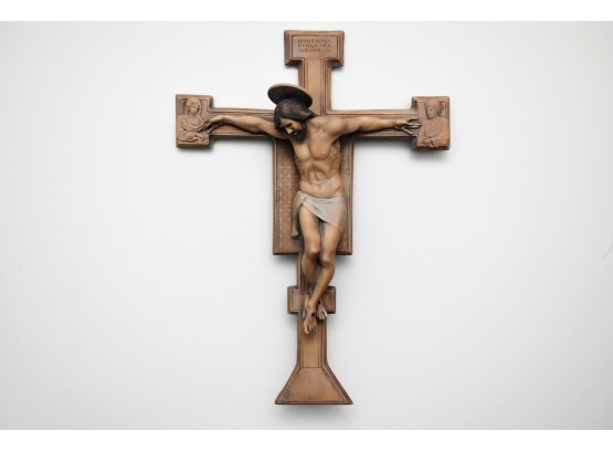 Guiseppe Armani Florence Italy Jesus Crucifix With Original Box